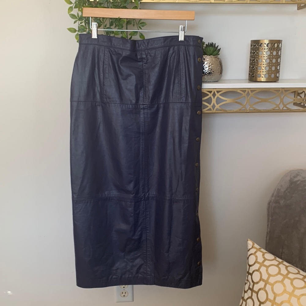 Chordas Leather skirt sz 18
